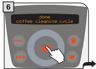 SAECO PRIMEA RING - Coffee wash cycle - 7