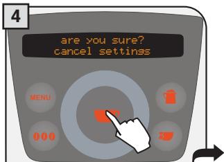 SAECO PRIMEA RING - DELETING ALL THE SETTINGS - 4