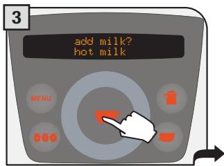 SAECO PRIMEA RING - dispensing hot milk - 3