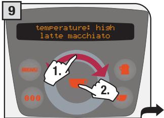 SAECO PRIMEA RING - 2.PROGRAMMING FROM THE "BEVERAGE SETTINGS" MENU - 10