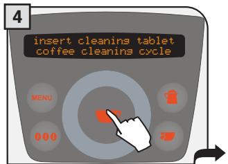 SAECO PRIMEA RING - Coffee wash cycle - 5