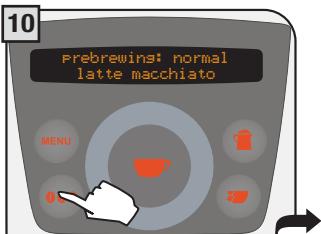 SAECO PRIMEA RING - 2.PROGRAMMING FROM THE "BEVERAGE SETTINGS" MENU - 11