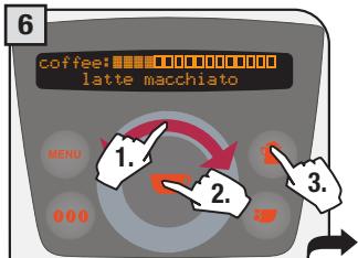 SAECO PRIMEA RING - 2.PROGRAMMING FROM THE "BEVERAGE SETTINGS" MENU - 7