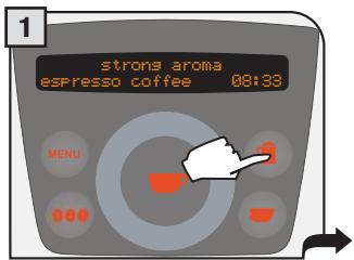 SAECO PRIMEA RING - dispensing hot milk - 1