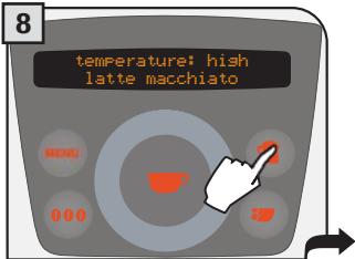 SAECO PRIMEA RING - 2.PROGRAMMING FROM THE "BEVERAGE SETTINGS" MENU - 9