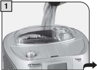 SAECO TALEA TOUCH PLUS - STARTING THE MACHINE - 1