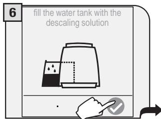 SAECO TALEA TOUCH PLUS - WARNING! NEVER USE VINEGAR AS A DESCALER. - 8