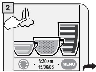 SAECO TALEA TOUCH PLUS - HOT WATER DISPENSING - 3