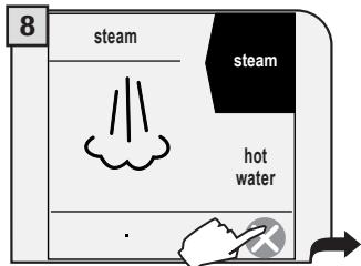 SAECO TALEA TOUCH PLUS - STEAM DISPENSING - 9