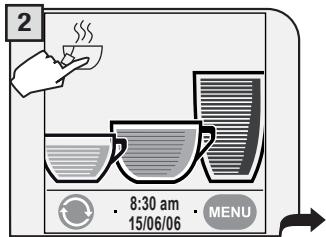 SAECO TALEA TOUCH PLUS - STEAM DISPENSING - 3