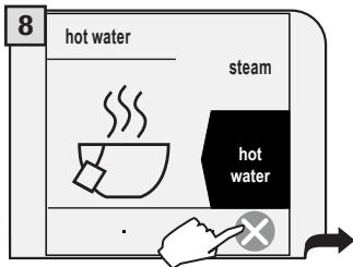 SAECO TALEA TOUCH PLUS - HOT WATER DISPENSING - 9
