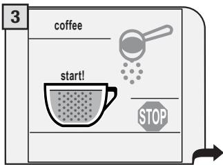 SAECO TALEA TOUCH PLUS - INSERT ONLY ONE SCOOP OF GROUND COFFEE AT A TIME. TWO CUPS OF COFFEE CANNOT BE DISPENSED AT THE SAME TIME. - 3