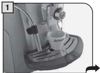 SAECO TALEA TOUCH PLUS - BREWING WITH WHOLE BEANS - 1