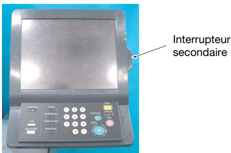KONICA MINOLTA BIZHUB PRO 1050E - Mettez l'interrupteur secondaire sur OFF. - 1