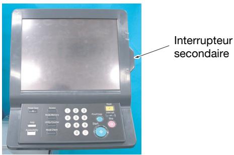 KONICA MINOLTA BIZHUB PRO 1050E - Mettez l'interrupteur secondaire sur OFF. - 1