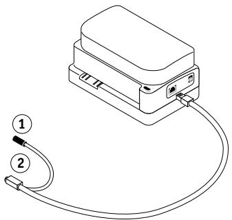KONICA MINOLTA BIZHUB PRO C500 - Branchez le connecteur sur l'ordinateur. - 2