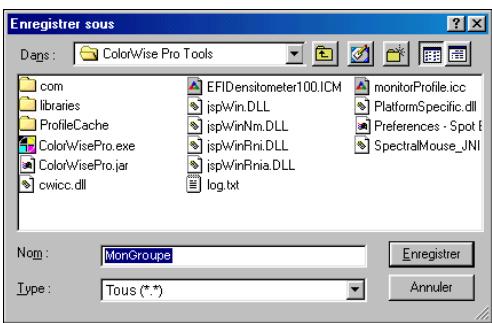 KONICA MINOLTA BIZHUB PRO C500 - Pour tellecharger des GROUPE de couleurs personnalisées vers un ordinateur - 1
