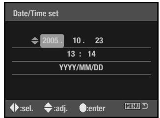 KONICA MINOLTA DYNAX 5D - DATE AND TIME SETUP - 4