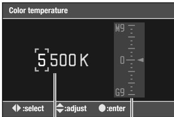 KONICA MINOLTA DYNAX 5D - K Color temperature - 2