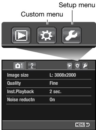 KONICA MINOLTA DYNAX 5D - OPENING THE CUSTOM &amp; SETUP MENUS - 1