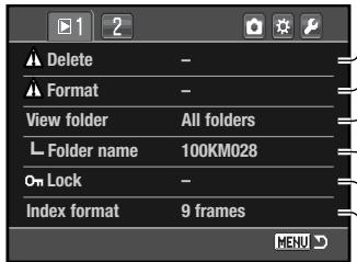KONICA MINOLTA DYNAX 5D - NAVIGATING THE PLAYBACK MENU - 6