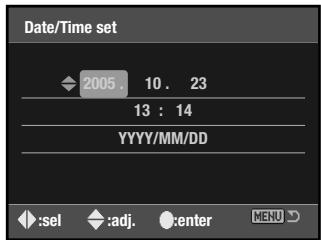 KONICA MINOLTA DYNAX 5D - SETTING THE DATE AND TIME - 5