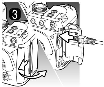 KONICA MINOLTA DYNAX 5D - CONNECTING THE CAMERA TO A COMPUTER - 1