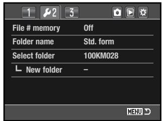 KONICA MINOLTA DYNAX 5D - SELECT FOLDER - 3