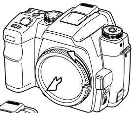KONICA MINOLTA DYNAX 5D - ATTACHING AND REMOVING A LENS - 2