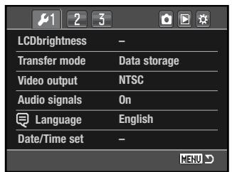 KONICA MINOLTA DYNAX 5D - LANGUAGE - 1