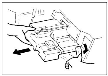 KONICA MINOLTA EP1085 - Removing the I. U. from the copier - 3