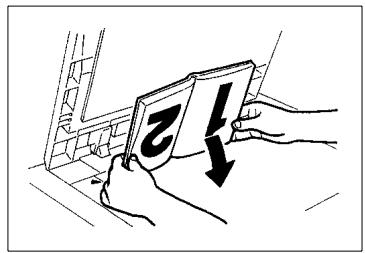 KONICA MINOLTA EP1085 - Selecting the Book Copying Mode - 1