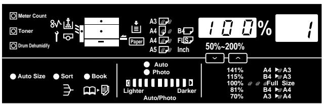 KONICA MINOLTA EP1085 - Quick Reference for Indicator Lights - 1