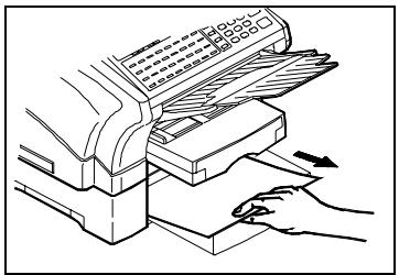 KONICA MINOLTA MF2838 - Clearing a paper jam in the 2^nd paper tray (optional) - 2