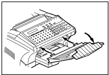 KONICA MINOLTA MF2838 - Installing the paper output tray - 1