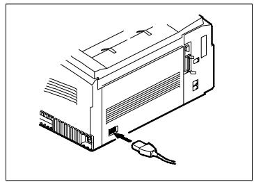 KONICA MINOLTA MF2838 - Connecting the power cable - 1