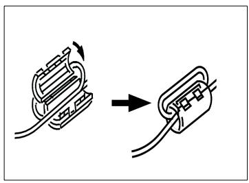 KONICA MINOLTA MF2838 - Placing the ferrite cores - 1