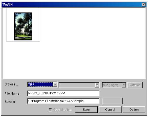 KONICA MINOLTA PAGESCOPE CABINET PRO - Importing an Image From a TWAIN Device - 1