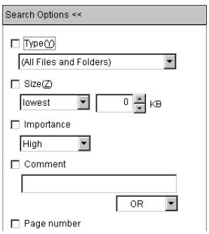 KONICA MINOLTA PAGESCOPE CABINET PRO - Searching Using Search Options - 2