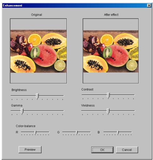 KONICA MINOLTA PAGESCOPE CABINET PRO - To specify image enhancement - 1