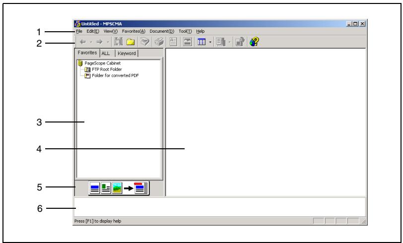 KONICA MINOLTA PAGESCOPE CABINET PRO - Main Window - 1