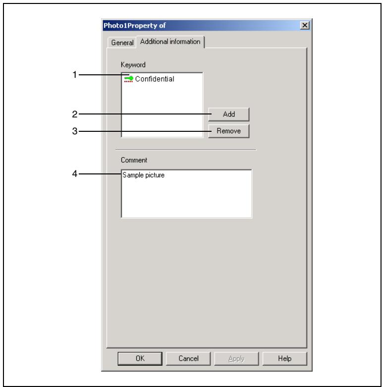 KONICA MINOLTA PAGESCOPE CABINET PRO - "Additional Information" tab - 1