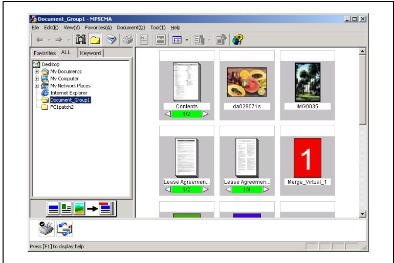KONICA MINOLTA PAGESCOPE CABINET PRO - Displaying as Thumbs nails - 1