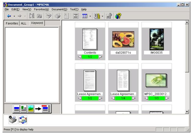 KONICA MINOLTA PAGESCOPE CABINET PRO - To create a keyword - 1