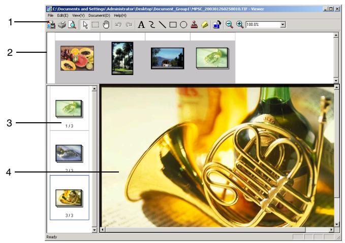 KONICA MINOLTA PAGESCOPE CABINET PRO - Displaying Document Files in the "Viewer" Window - 1