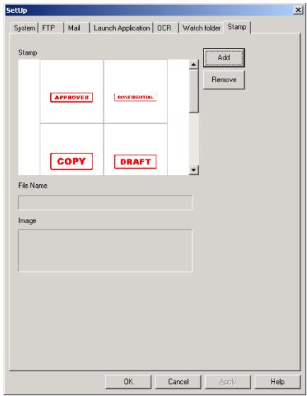 KONICA MINOLTA PAGESCOPE CABINET PRO - "Stamp" Tab - 1