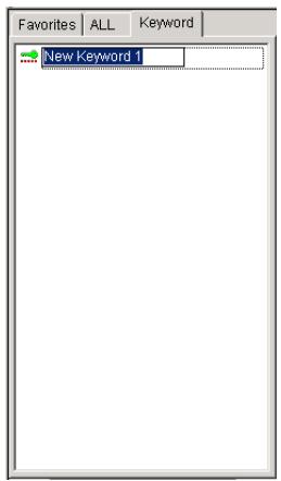 KONICA MINOLTA PAGESCOPE CABINET PRO - To change a keyword - 1