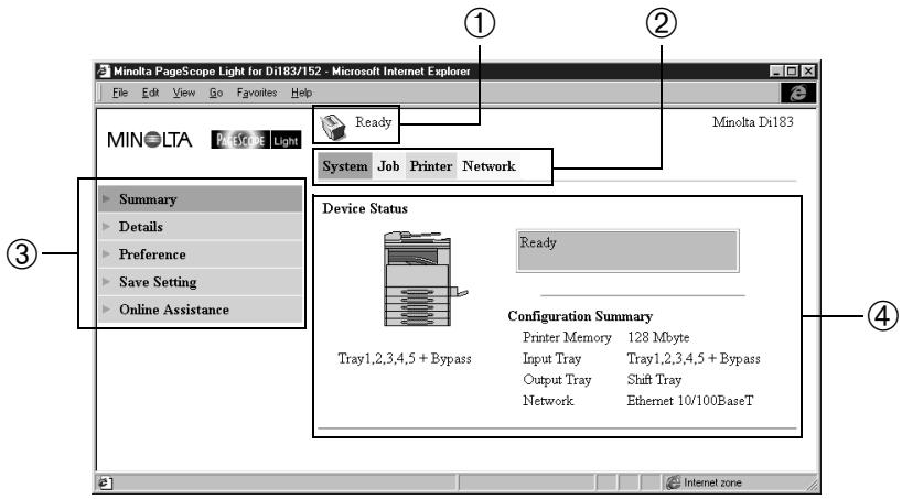 KONICA MINOLTA PI1802E - Screen Configuration - 1