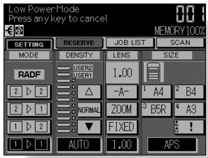 KONICA MINOLTA 7045 - Reducing the Power in Standby Mode (Auto Low Power) - 1