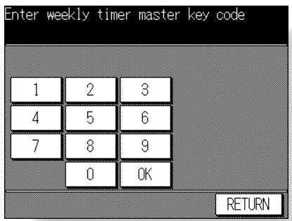 KONICA MINOLTA 7045 - ■ How to Access the Weekly Timer Setting Mode - 1